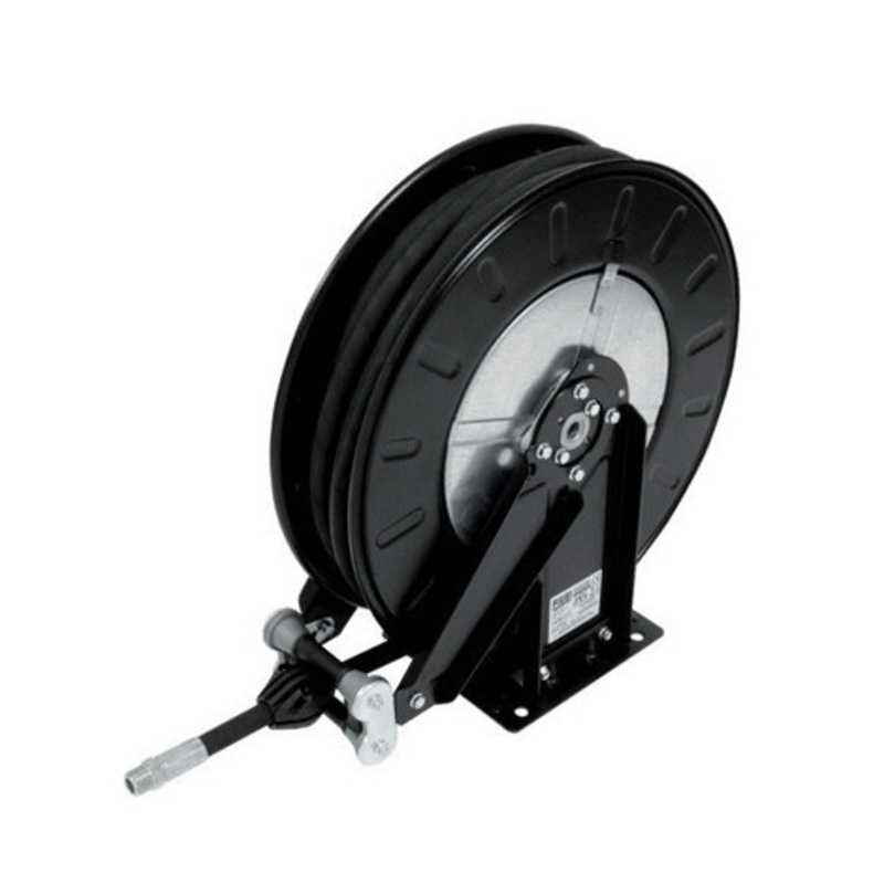 Piusi HA6020120B Open Hose Reel w/ 1/2” x 20 Meter Hose (Oil)