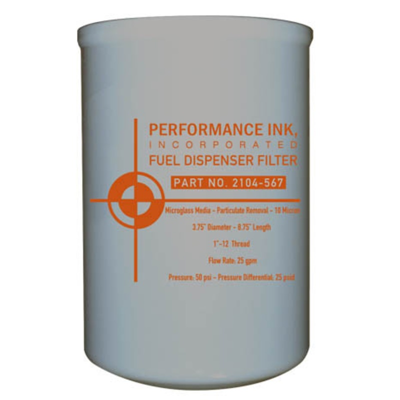 Performance Ink PI-2104-567 260MG-10 10 Micron Fuel Dispenser Filter