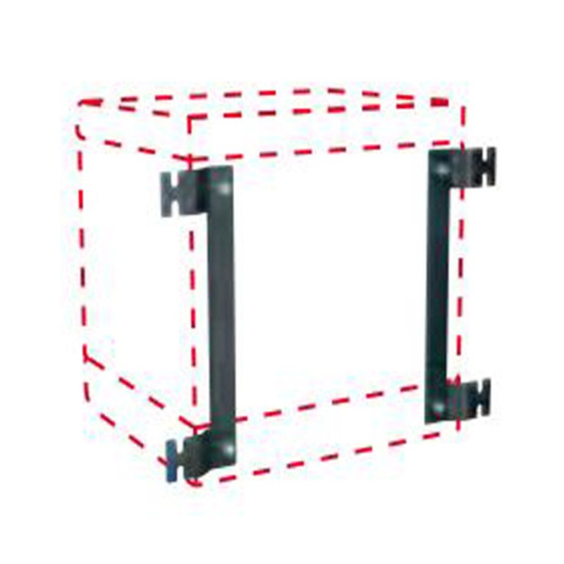 Piusi R12737000 Black Powder Coated Wall Support Brackets Kit for Cube 70 MC & Cube 90