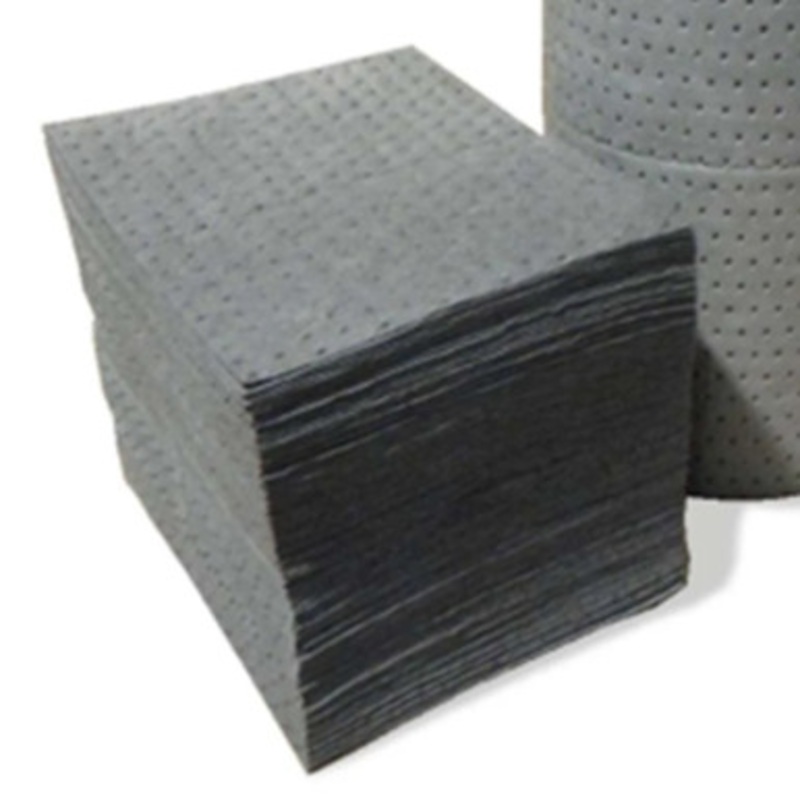 CG Industrial GDM200 15” x 19” Grey Polypropylene Water Sorbent Pads (200 Pads Per Bundle)
