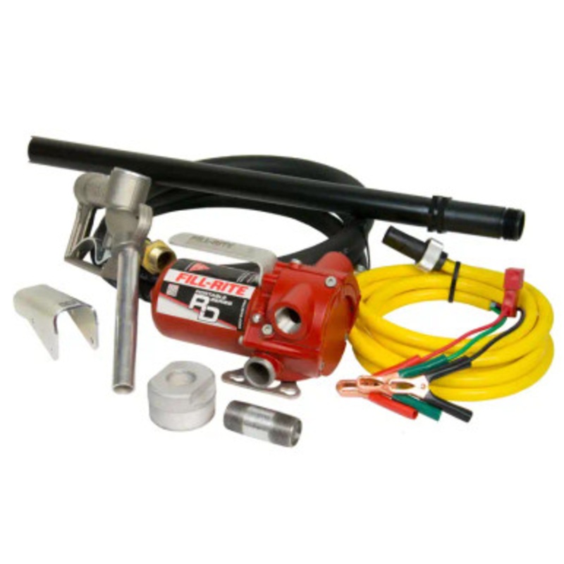 Fill Rite RD1212NP 12V DC 12 GPM Fuel Transfer Pump with Nozzle