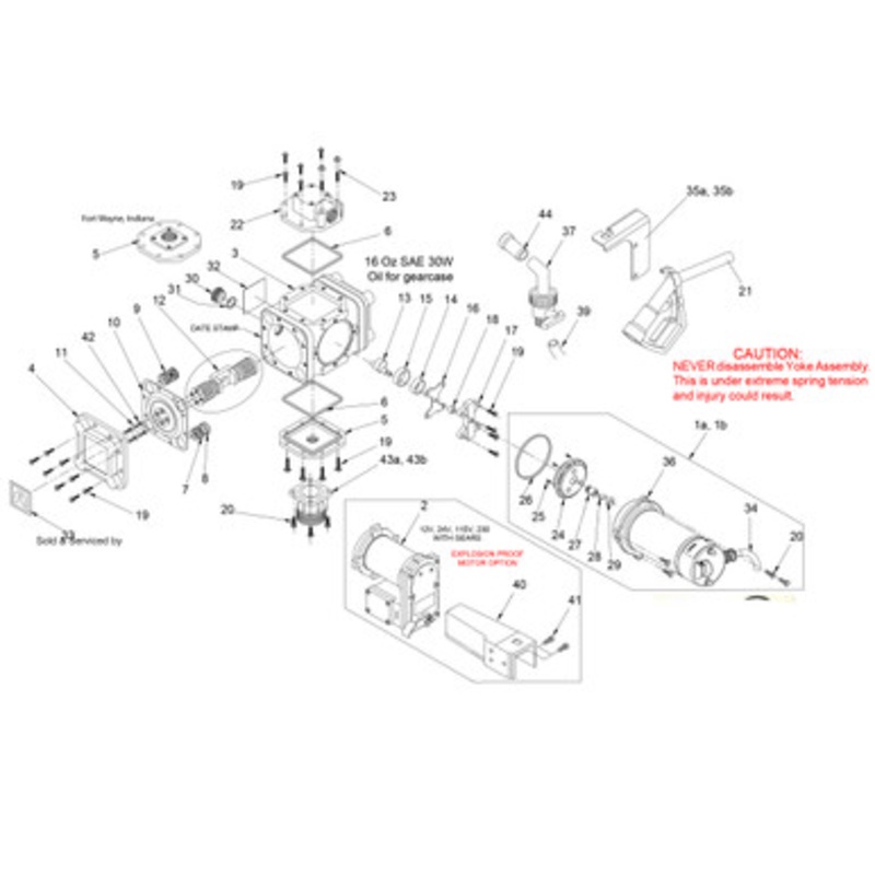Fill-Rite 400G8964 Santoprene Diaphragm Assembly for 400A Series Pump