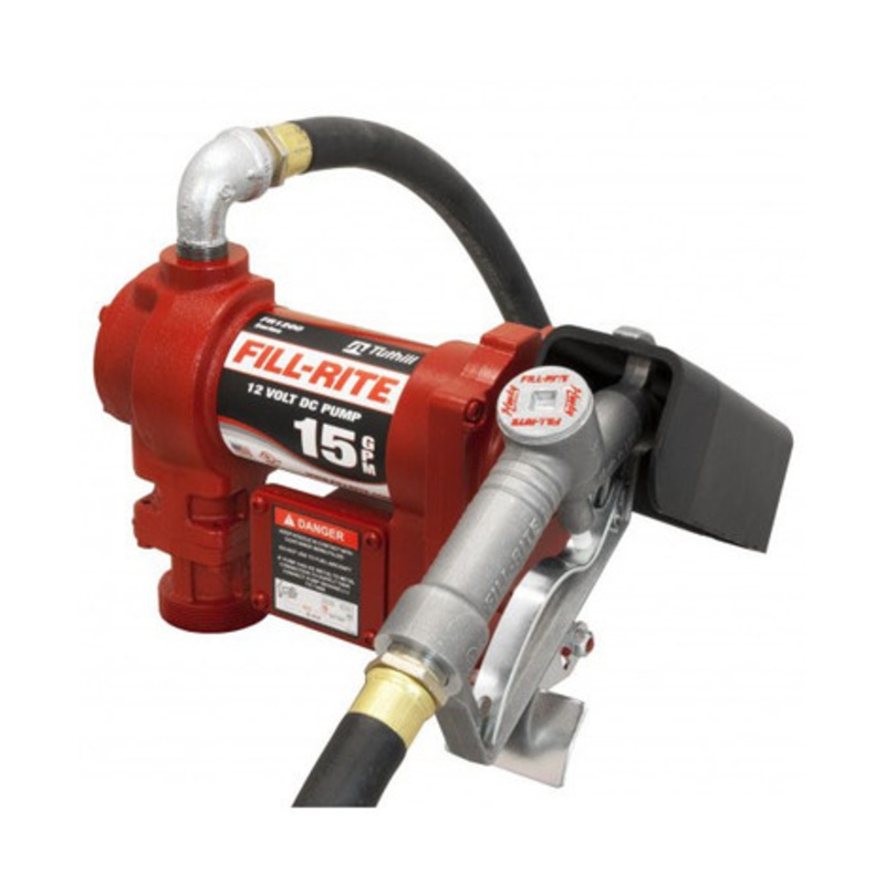 Fill-Rite FR1210G Fuel Transfer Pump w/ 3/4” Manual Nozzle (15 GPM)