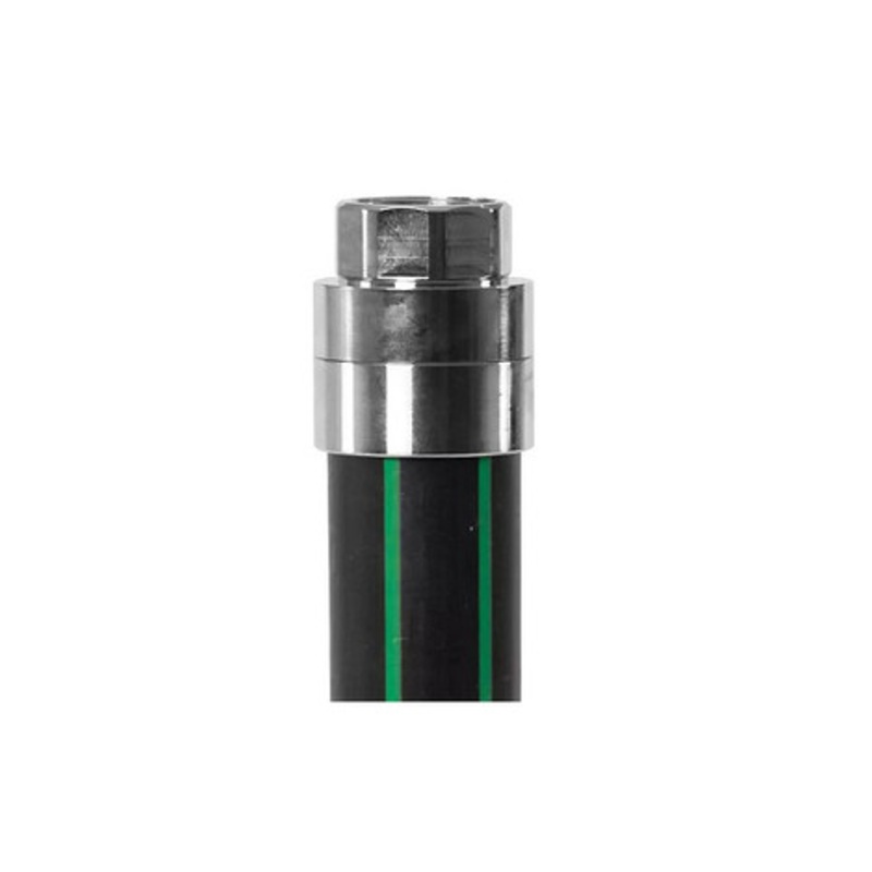 Franklin Fueling 92-125-110-TP BSPT 110MM x 4” BSPT Female Threaded Termination Fitting w/ Test Port