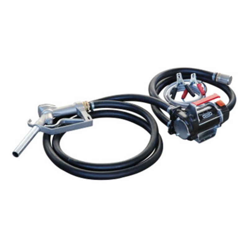 Piusi F0022500C 3000 12 GPM 12V DC Diesel/Oil Transfer Pump Battery Kit w/ Manual Nozzle