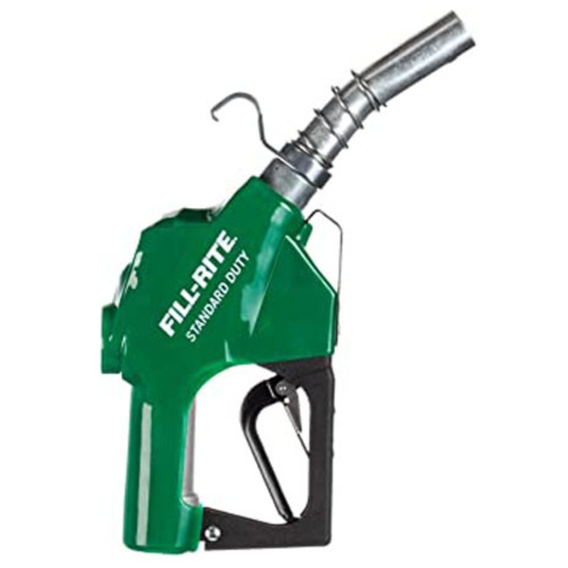 Fill-Rite SDN100GAN 5-25 GPM 1” Automatic Shutoff Nozzle w/ Green Sleeve (Diesel)