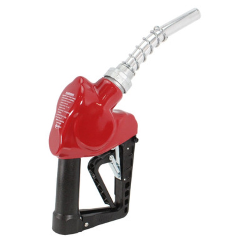 Husky E1503004N 3/4” Inlet NPT New Conventional Fueling X Automatic Shut-Off Unleaded Nozzle w/ Three Notch Hold Open Clip & Wayne Magnetic Handguard