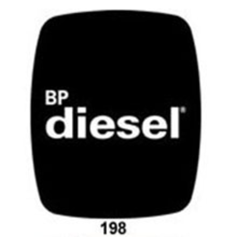Wayne 888460-001-198 Black BP Diesel Decal