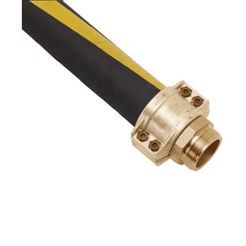 Husky CP480300HKFD 3” x 25′ Male x Female BSP Hewitt 4113 Reusable Tin-Plated Brass Fitting Aviation Hose