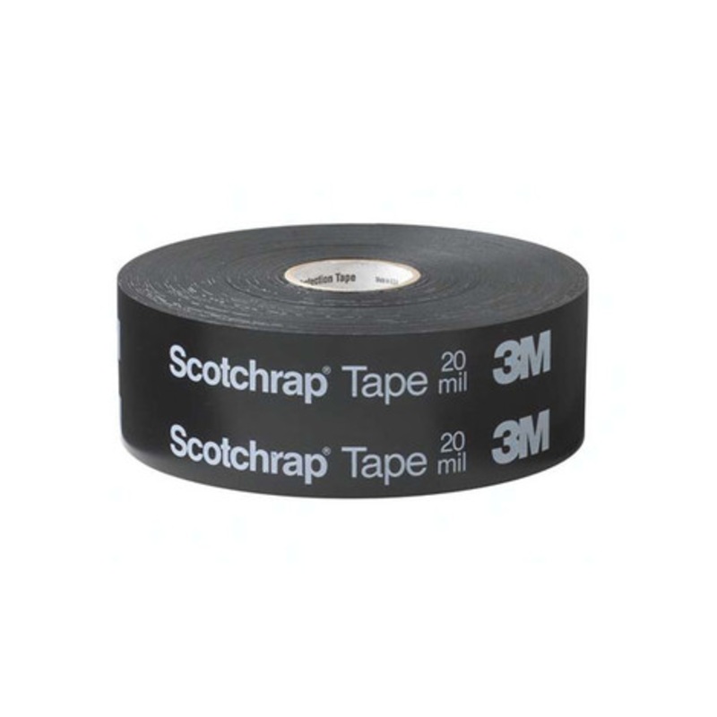 3M 7100109984 2” W x 100′ L SCOTCHRAP Black Vinyl Corrosion Tape