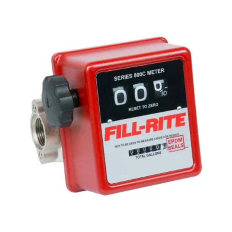 Fill-Rite TN620Q 6-40 GPM 1” NPT 3-Digit Mechanical Fuel Transfer Meter (Gallon)
