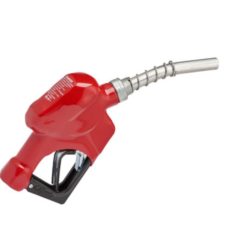 Husky E1215903 1” Inlet NPT New Conventional Fueling 1AS Pressure Activated Automatic Shut-Off Light Duty Diesel Nozzle w/ Three Notch Hold Open Clip