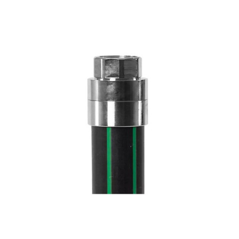Franklin Fueling 92-110-090-TP BSPT 90MM x 3” BSPT Female Threaded Termination Fitting w/ Test Port