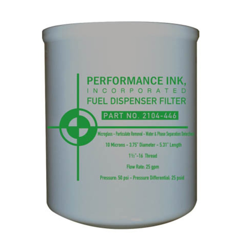 Performance Ink PI-2104-446 400MB-10 10 Micron Fuel Dispenser Filter