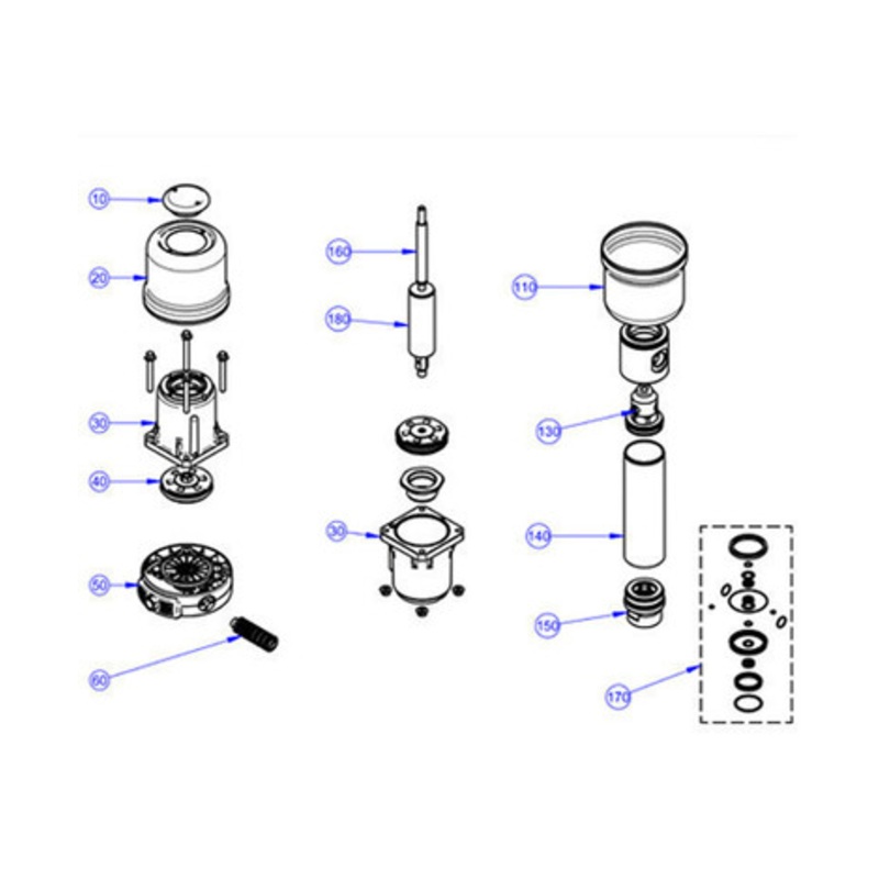 Piusi R20569000 Piston D.32 Spare Kit