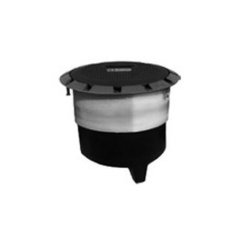 Franklin Fueling 70240401CI-GKT EBW 5 Gallon Grade Level Retrofit Spill Container w/ Cast Iron Cover w/ Gasket