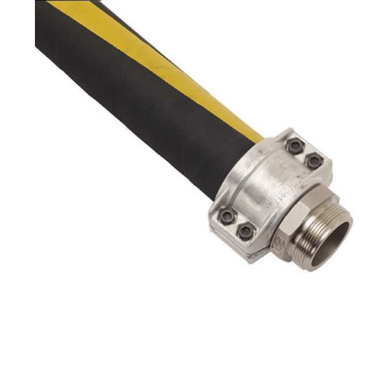 Husky CP480192HDGB 3” x 16′ Male x Male NPT Hewitt 4113 Reusable Stainless Steel Fitting Aviation Hose