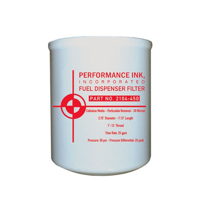 Performance Ink PI-2104-450 300-30 30 Micron Fuel Dispenser Filter