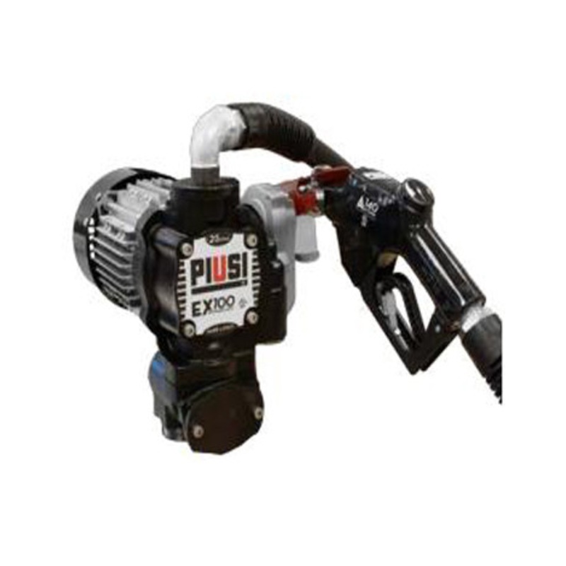 Piusi RKEX100BAS EX100 120V 25GPM UL Continuous Duty Fuel Transfer Pump Basic Kit