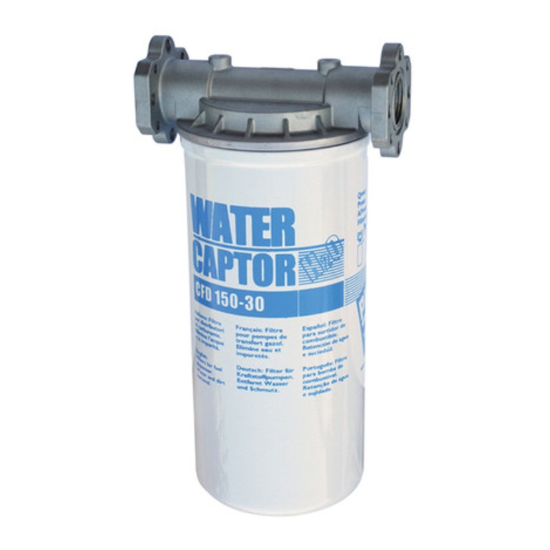 Piusi F00611A1A 150 L\Min Water Captor Filter w/ 1 Cartridge