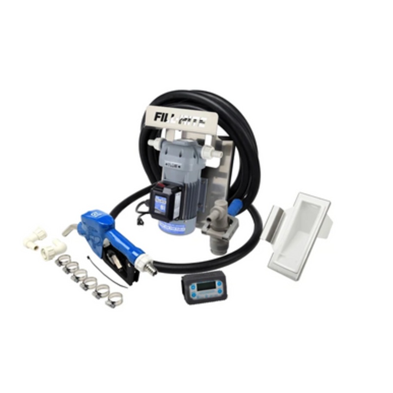 Fill-Rite DF120CAN520-LBSPM 120V AC 8 GPM DEF Transfer Pump w/ IBC Tote Bracket & Automatic Nozzle & Meter