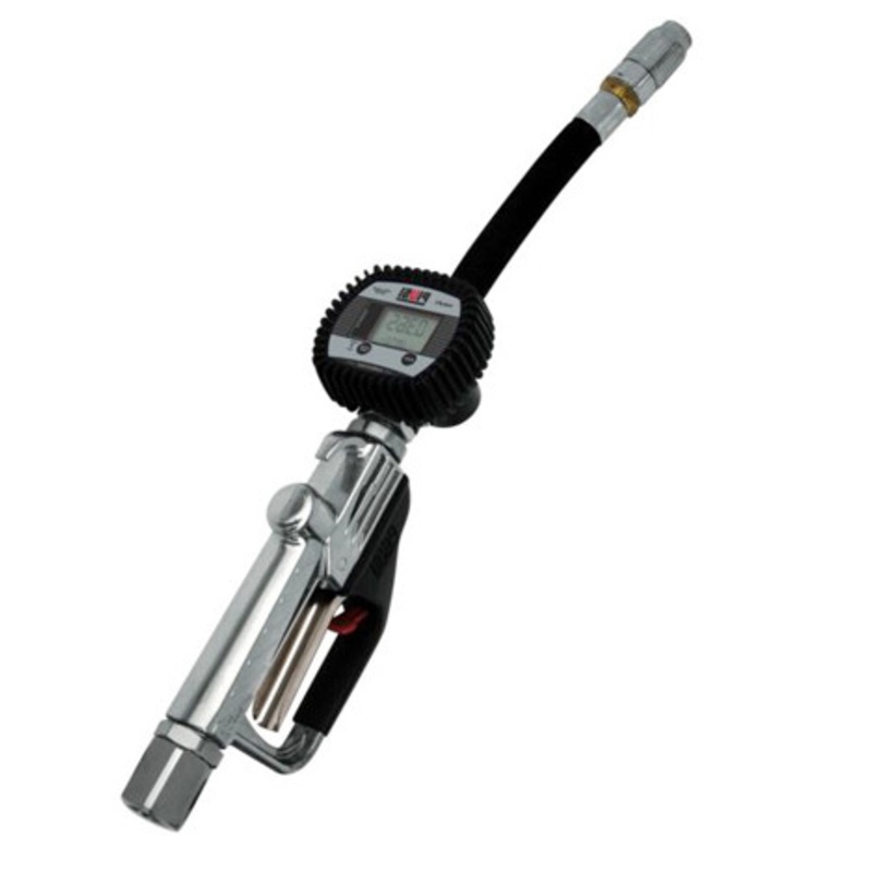 Piusi F00974070 Easy Next/2 3/4” NPT High Pressure/Flow Oil Metered Nozzzle w/ Flexible Spout