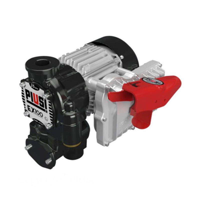Piusi F00390000 EX100 120V 25GPM Continuous Duty Fuel Pump w/ Foot Mount