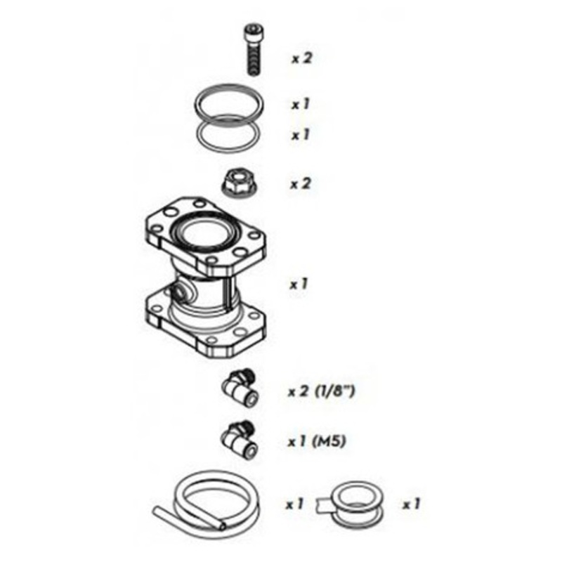 Piusi F20305000 Antisiphon Kit for EX50 & EX75 Fuel Pump