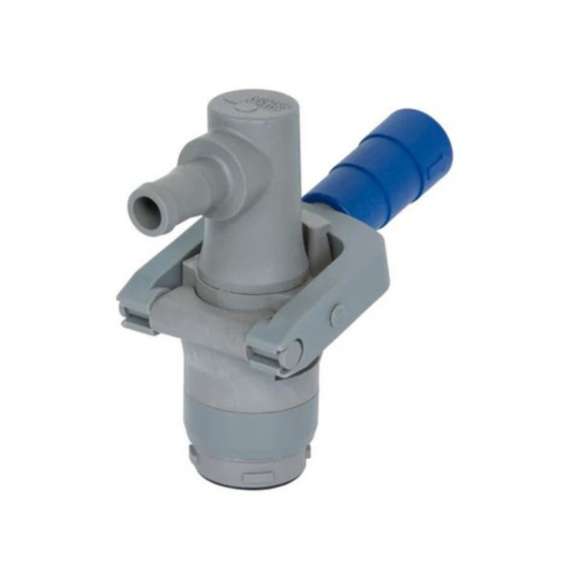 Fill-Rite MMNM075RPV Reusable Non-Metallic Micro Matic RPV 4 Pin Dispense Coupler w/ 3/4” Horizontal Hose Barb & EPDM Seals