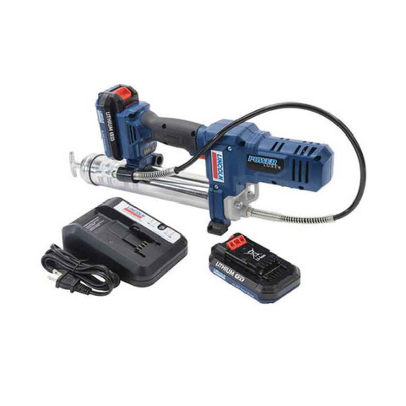 Lincoln 1264 12V Dual Lithium Battery Unit with Charger and Carrying Case