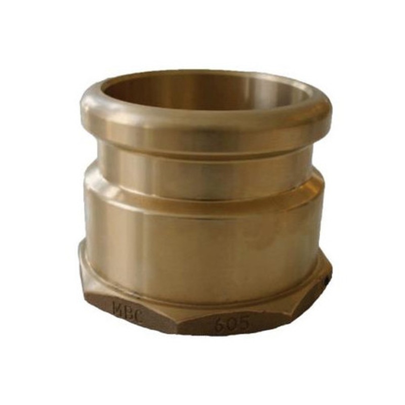 Morrison Bros 605—0100 AA 4” Coaxial Brass Adaptor