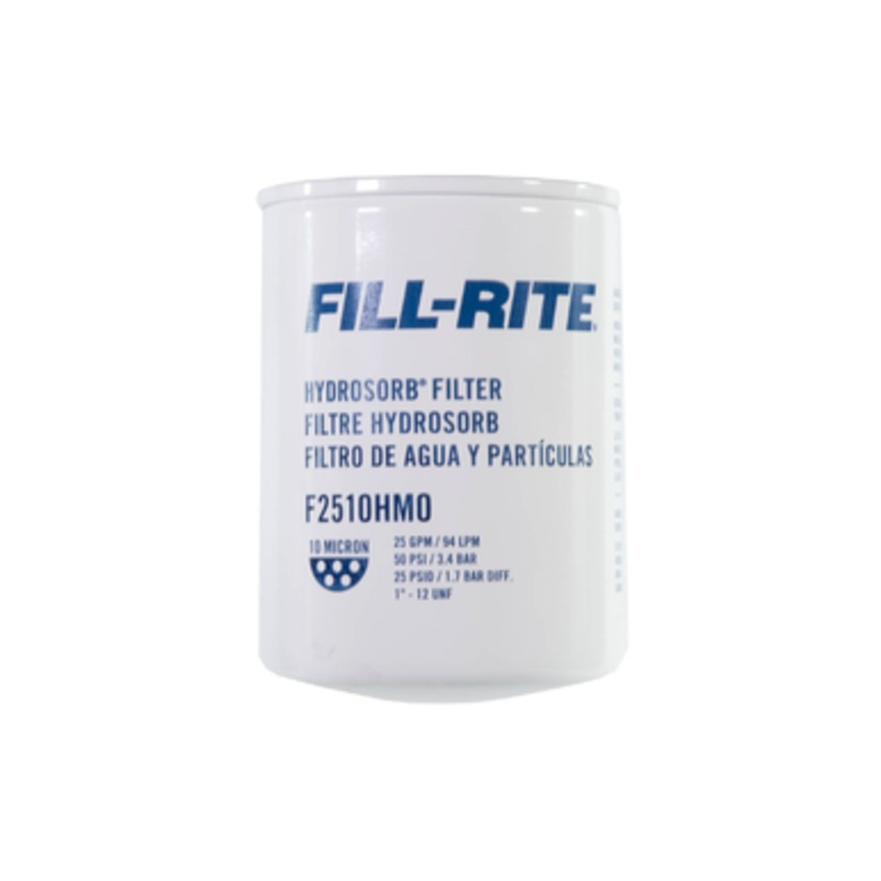 Fill-Rite F2510HM0 1” – 12 UNF Up to 25 GPM 10 Micron Hydrosorb Filter