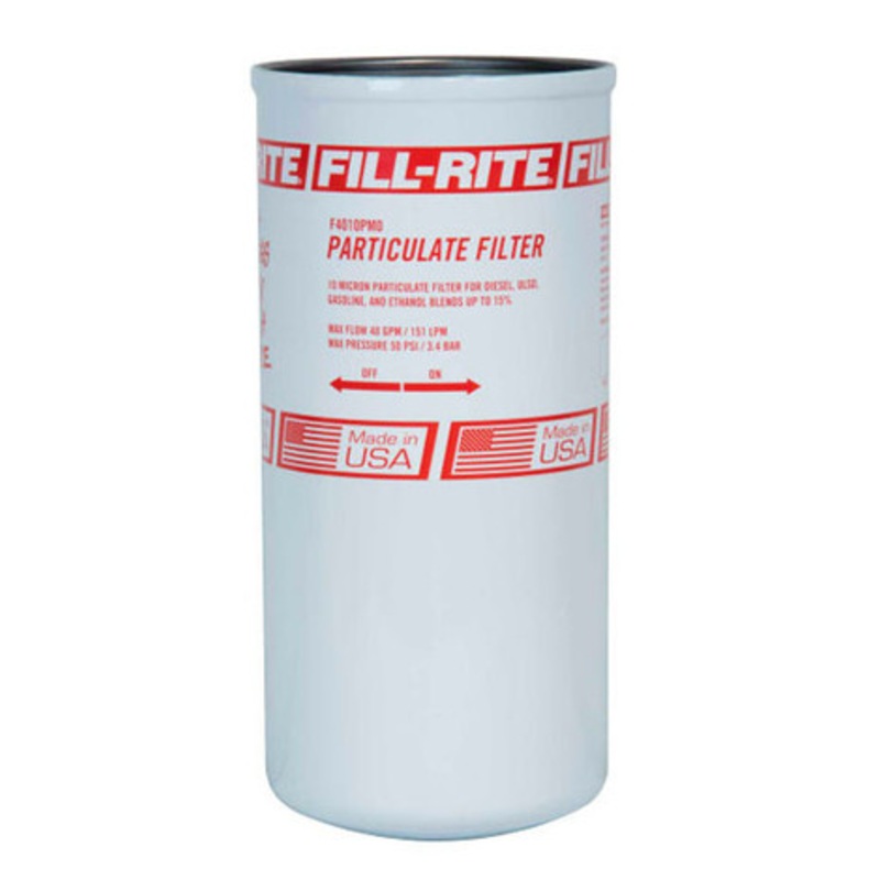 Fill-Rite F4010PM0 1” 40 GPM 10 Micron Particulate Spin on Filter