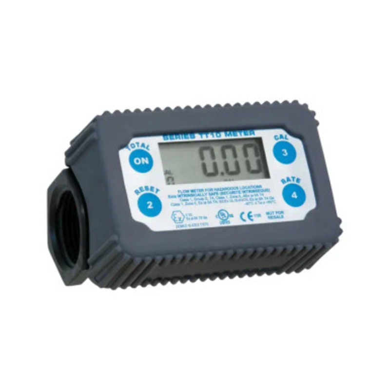 Fill-Rite TT10PNPACK TT10PN (2 – 35 GPM 1” NPT DEF Polymer In-Line Digital Turbine Meter) Case Pack (6)