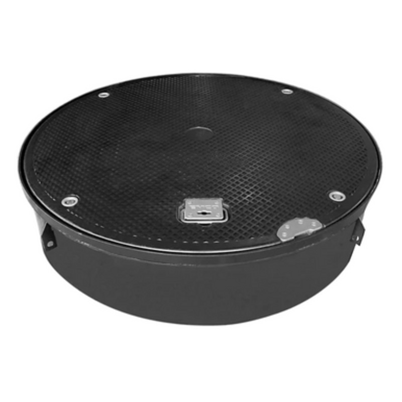 Emco A0716-044B 44” x 10” Round Manhole w/ Bolt-Down Composite Lid & Steel Skirt