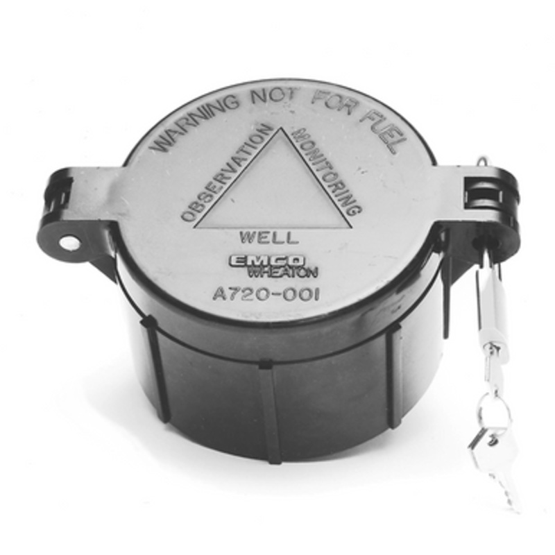 Emco A0720-001 4” Manhole Monitor Well Locking Cap and Collar