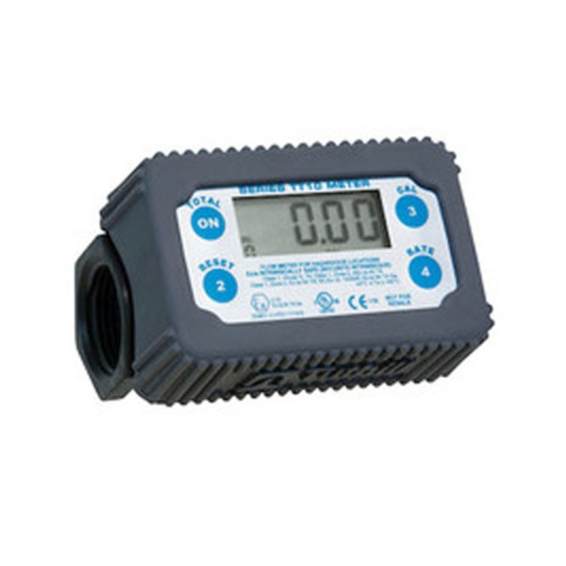 Fill-Rite TT10PBPACK TT10PB (2 – 35 GPM 1” BSPP DEF Polymer In-Line Digital Turbine Meter) Case Pack (6)