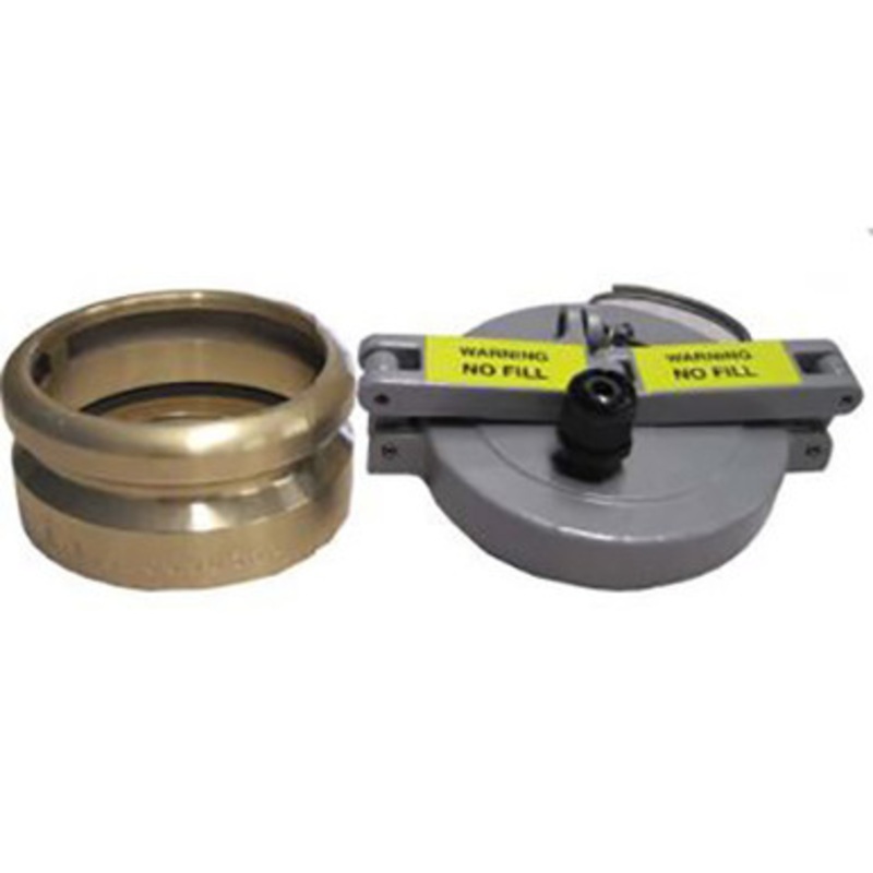 Morrison Bros 305XPA020 0AK 4” Tank Monitor Cap/Adaptor Combination w/ Cable Connector & 3/8” hole