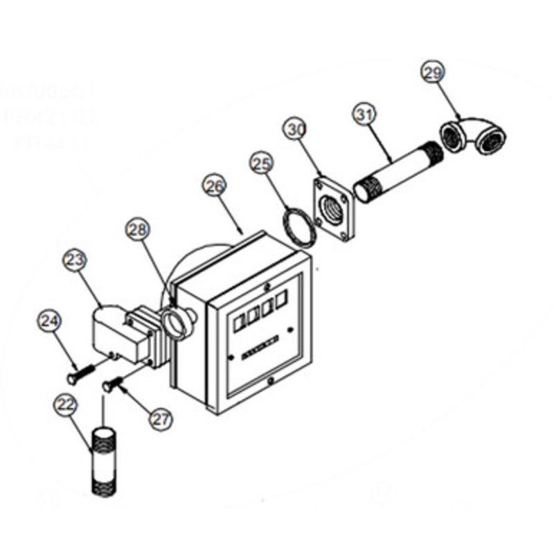Fill-Rite 305F0998 Meter Outlet Fitting (305 Remote)