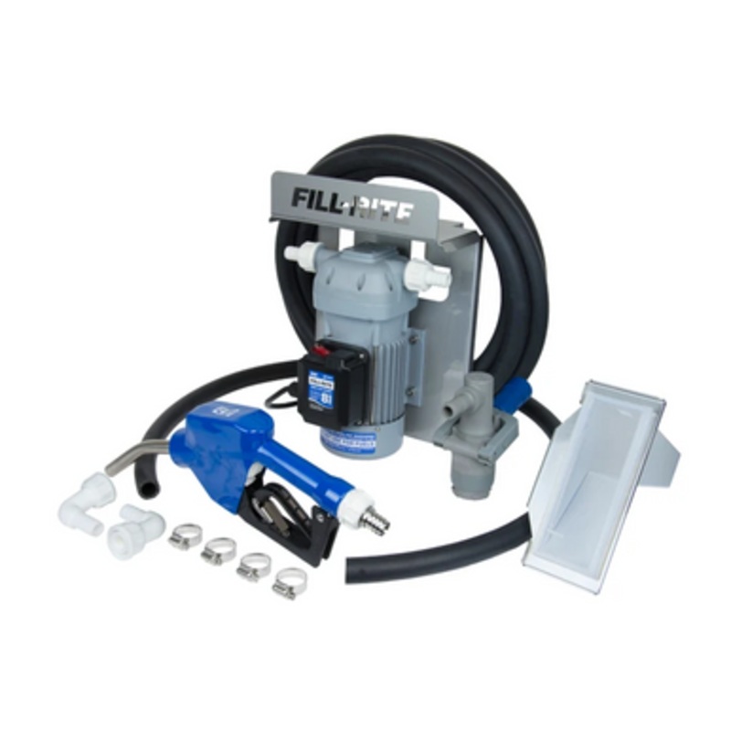 Fill-Rite DF120CAN520-RP 120V AC 8GPM DEF Transfer Pump w/ Automatic Nozzle & Micro Matic RPV Coupler