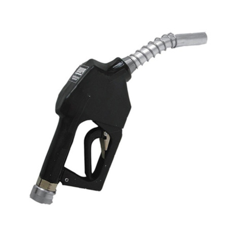 Piusi F00603470 A60 1” NPT 19 GPM Automatic Fuel Nozzle w/ 1” NPT Female Swivel & 3/4” Spout