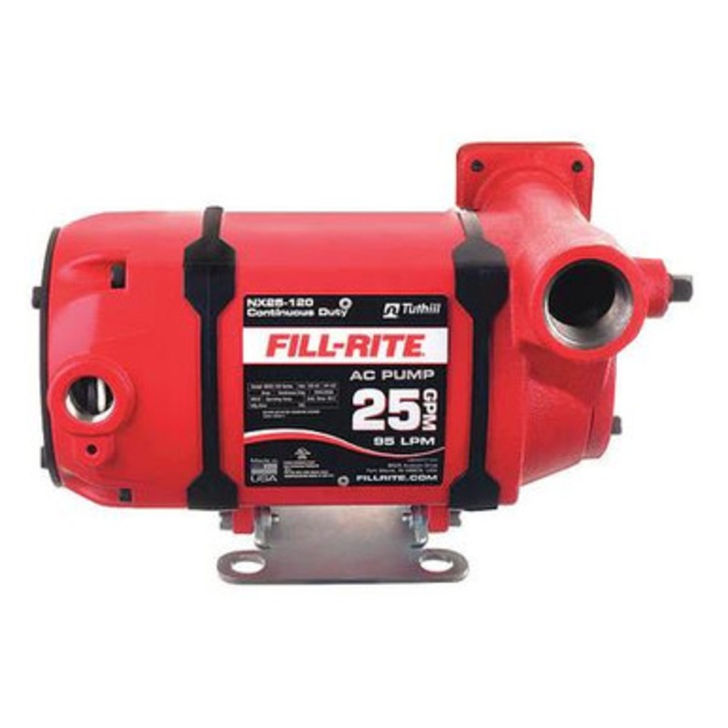 Fill-Rite NX25-120NF-PX 25GPM (95LPM) 120V AC Continuous Duty Fuel Transfer Pump