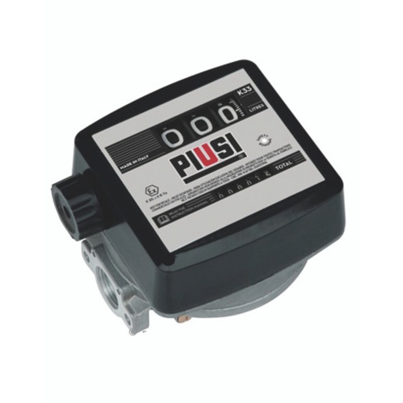 Piusi F0057051A Replacement K33 ATEX 5-32GPM 1” NPT VER.B Mechanical Flow Meter
