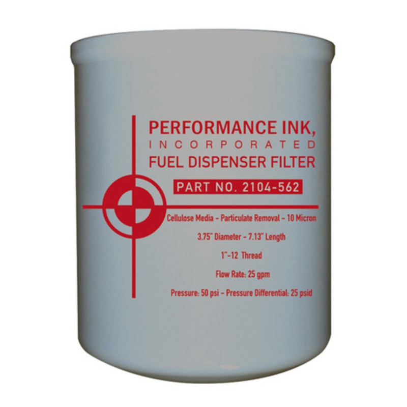 Performance Ink PI-2104-562 250-10 10 Micron Fuel Dispenser Filter