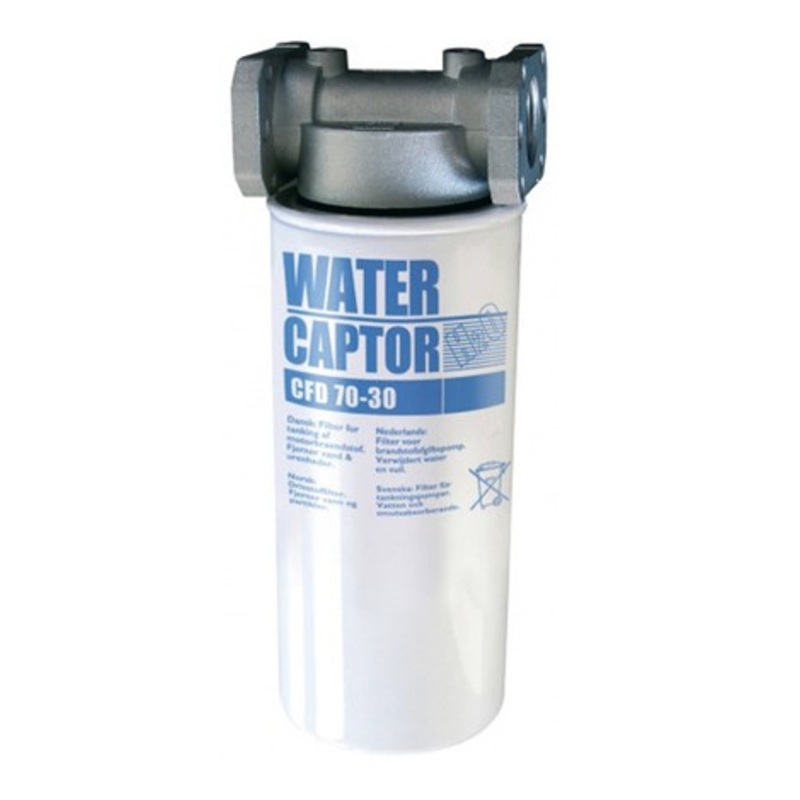 Piusi F00611A0A 70 L\Min Water Captor Filter w/ 2 Cartridges