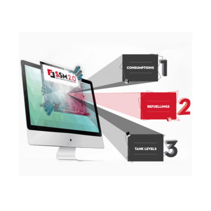 Piusi F00772050 Self Service Management 2.0 Entry Software w/ Up to 50 Users/Vehicles & Up to 2 MC Boxes