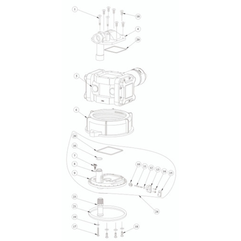Fill-Rite 445F1634 Vent Assembly with O-Ring