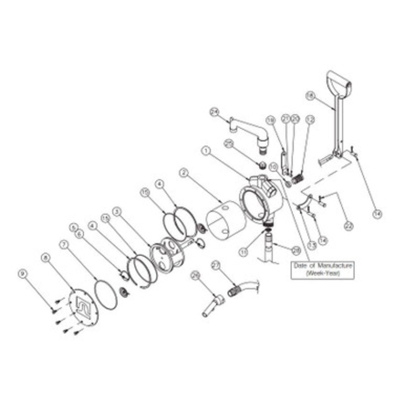 Fill-Rite 5200F1350 Clevis Pin (Link) for 5200 Series Pumps