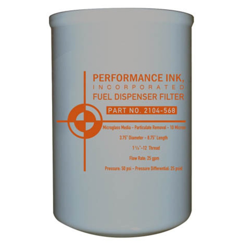 Performance Ink PI-2104-568 260AMG-10 10 Micron Fuel Dispenser Filter