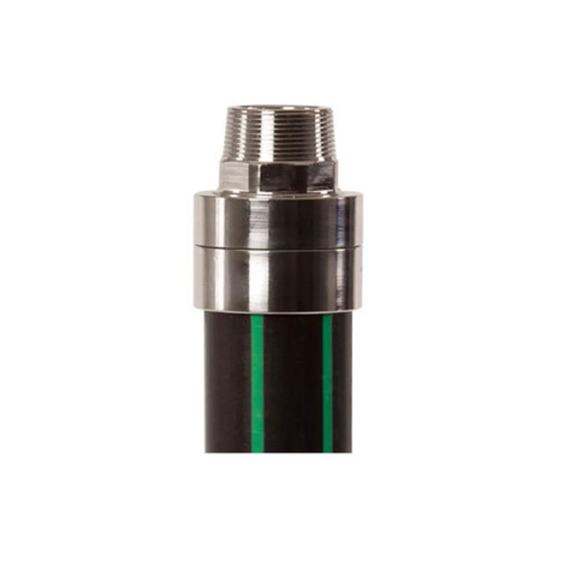 Franklin Fueling 91-063-050-TP BSPT 63 x 50 MM BSPT Thread Male Fitting w/ Test Port
